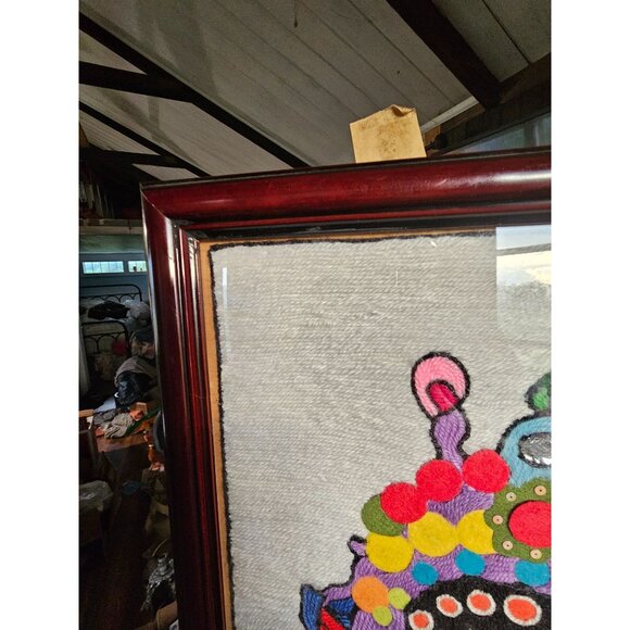 Heroine Mu-Guiying Wool Print Art embroidery Colorful Art Work Picture - Picture 10 of 16